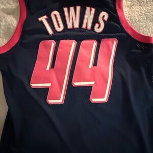 NWT Karl Anthony Towns headgear classics navy high school jersey size large $110